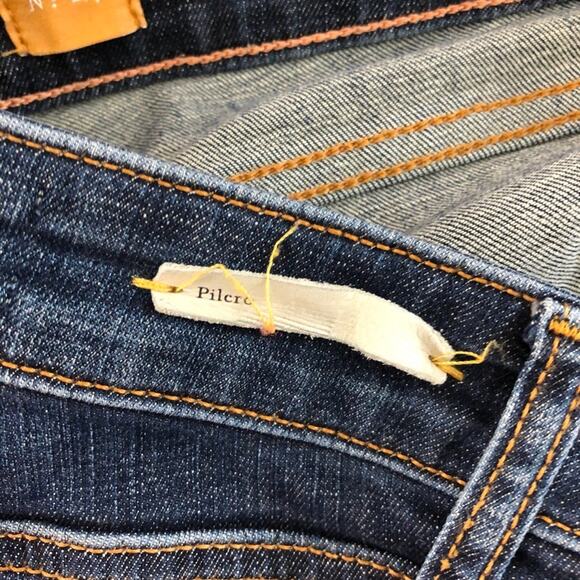 Anthropologie Pilcro Stet Skinny Mid Rise Jeans Size 27 Distressed Ankle - Picture 5 of 11